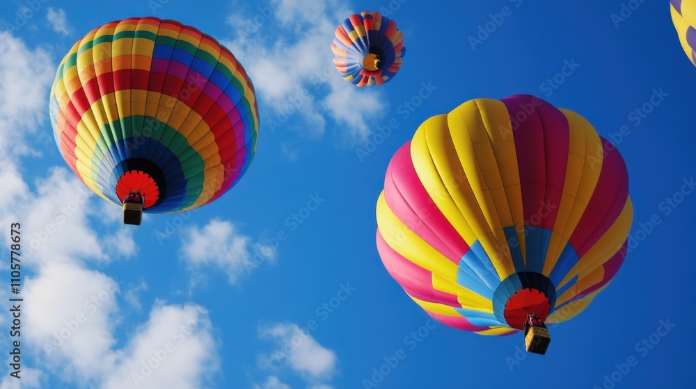 Naklejka premium Luftballon - Colorful Balloons for a Fun Birthday Celebration