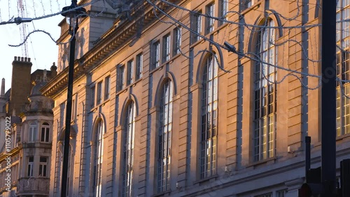 London Christmas Decorations, Holiday Lights, Piccadilly Circus, West End, Iconic Regent Street, Central London, England, UK
