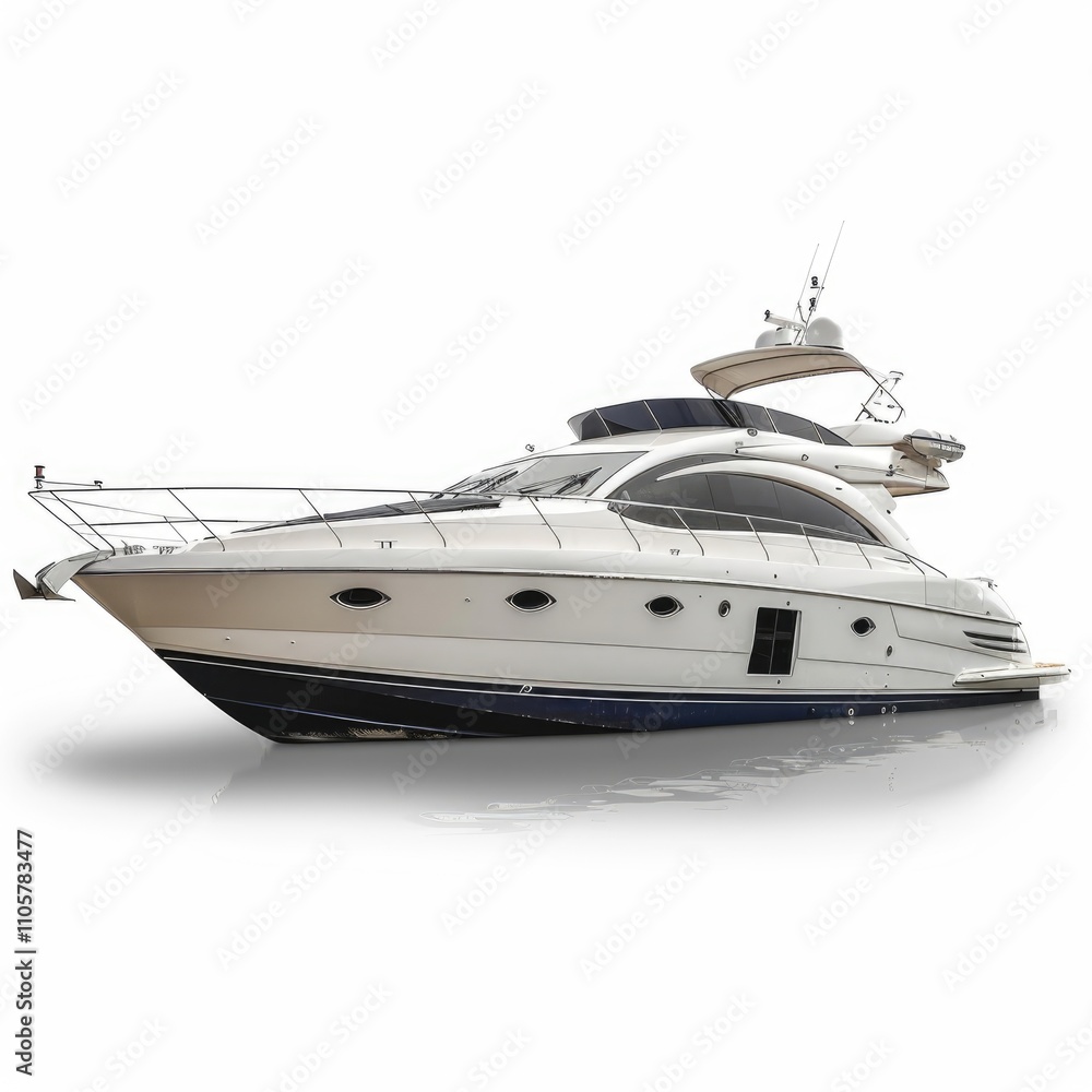 The image of motor boat  The image of motor boat