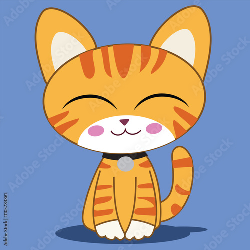 cat vector illustration, perfect for cartoons, clipart, and line art designs 2 [Converted] [Converted].eps