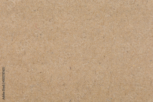 Close up of Old brown paper texture  visible. Paper fibers suitable for use as background images or decorations