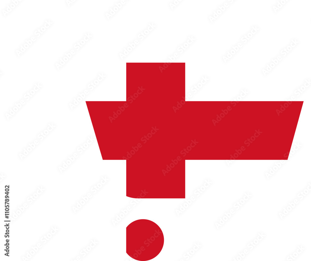 Obraz premium England flag on Mono Cart Icon