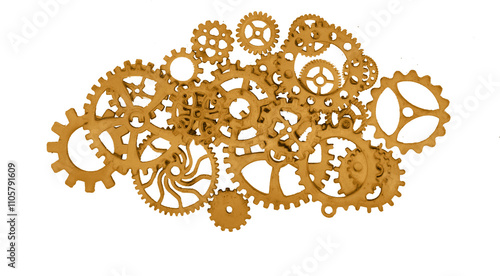 Gears, mechanical structures, mechanical principles, industry.