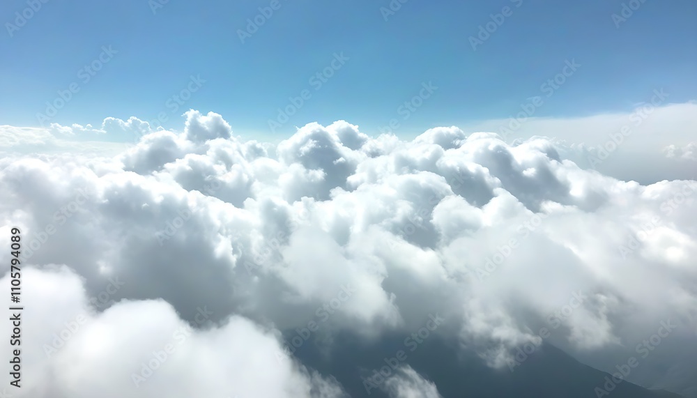 Aerial drone shot of high-definition sky with clouds Aerial drone shot of high-definition sky with clouds