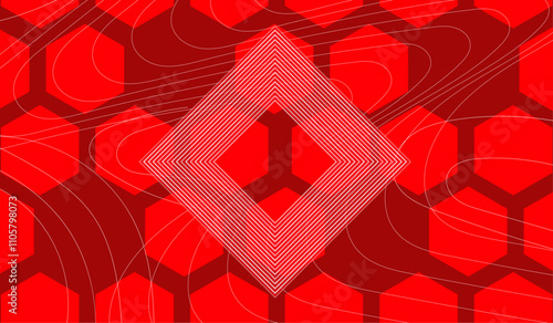 Beautiful red abstract background. Scarlet neutral backdrop for presentation design. Vermilion base for website, print, base for banners, wallpapers, business.