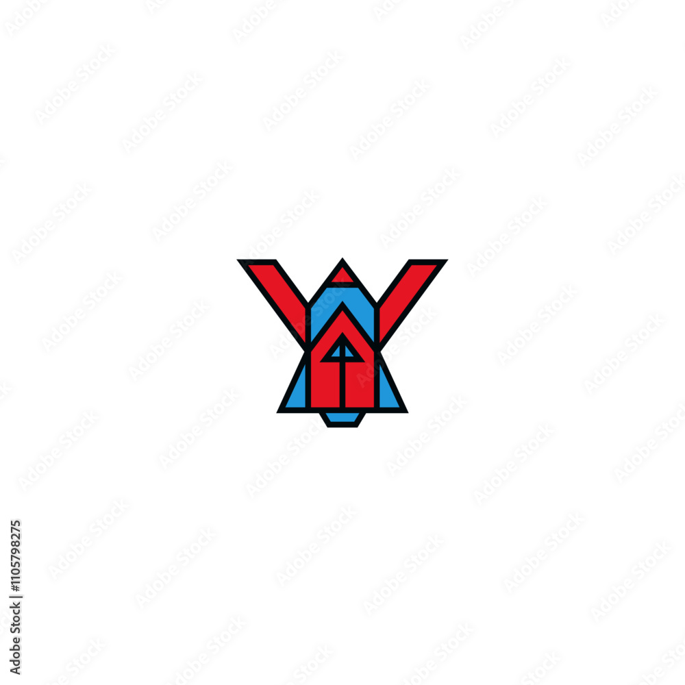 Spaceship W letter logo idea. Spaceship W letter logo idea.