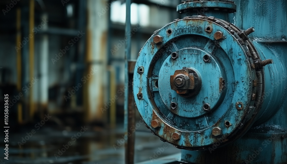 close up of a valve of an industrial pump close up of a valve of an industrial pump