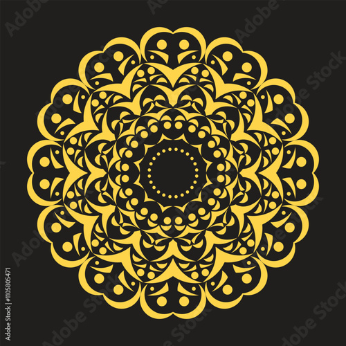 This is a Nice Mandala Design Template
