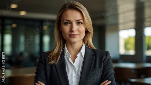 Confident businesswoman portrait.