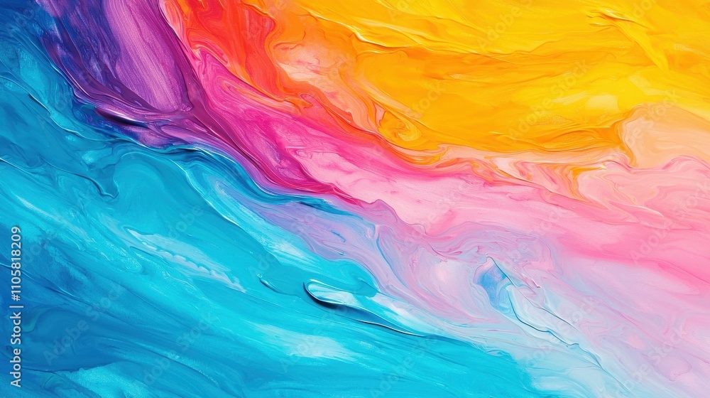 Vibrant Abstract Swirls of Color in Blended Fluid Art Design for Creative Projects Vibrant Abstract Swirls of Color in Blended Fluid Art Design for Creative Projects