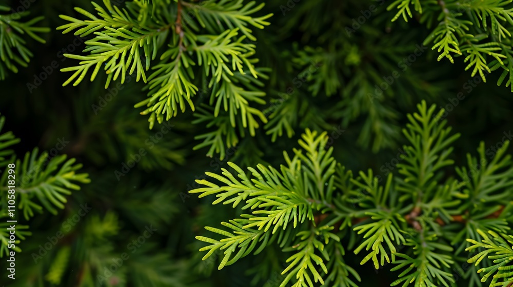 A close-up of the tiny, scale-like leaves of a cedar tree, arranged in intricate overlapping patterns A close-up of the tiny, scale-like leaves of a cedar tree, arranged in intricate overlapping patterns