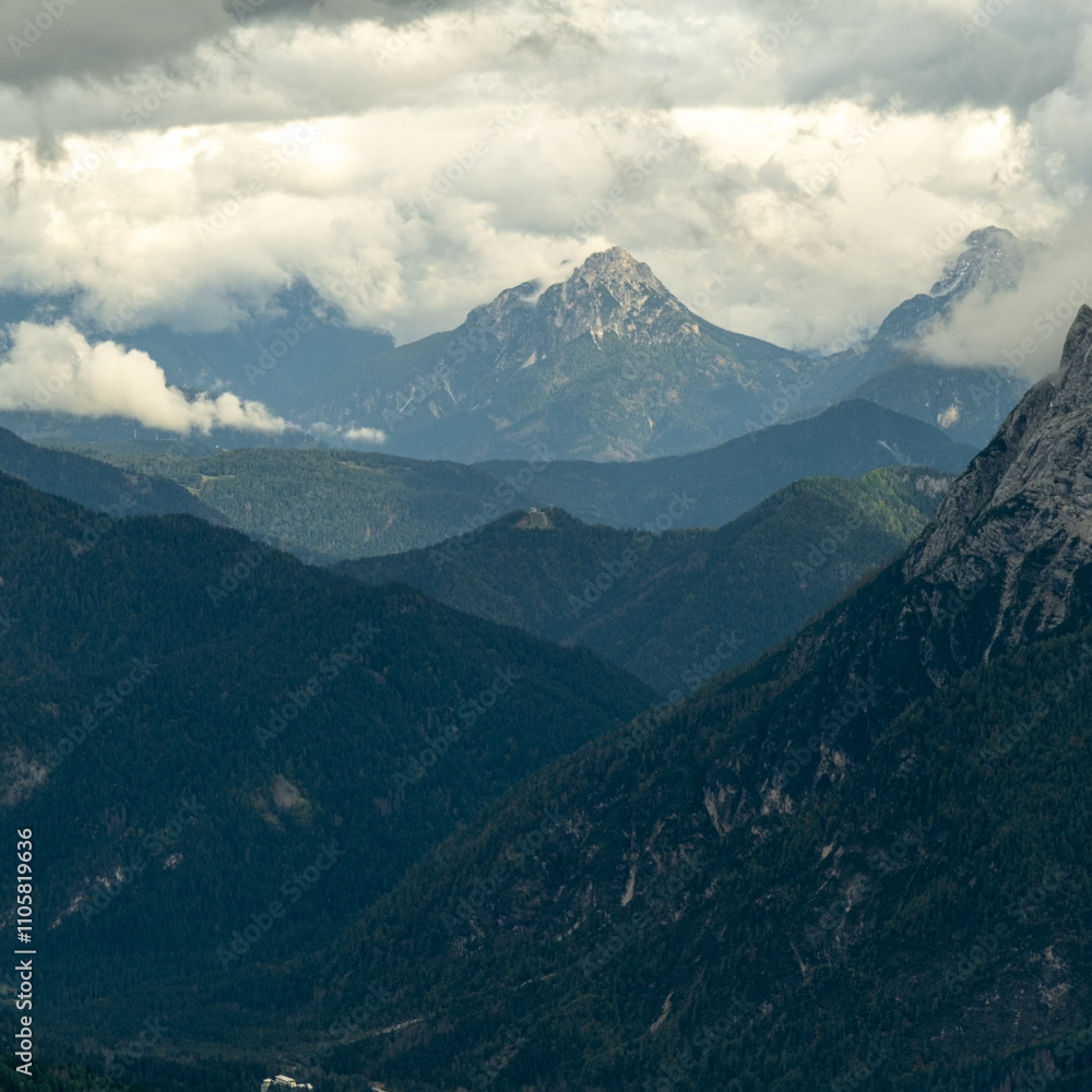 Fototapeta premium The Dolomites Awaken in Autumn Majesty