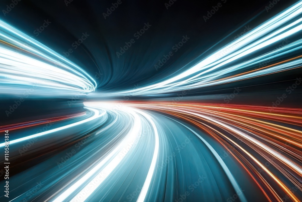 Captivating Blurred Neon Lights Background Captivating Blurred Neon Lights Background