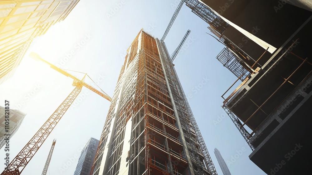 Fototapeta premium building under construction