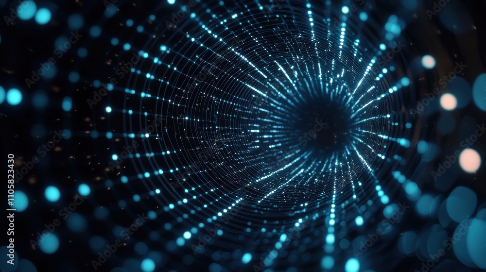 Dynamic digital energy patterns abstract visualization motion graphics dark environment close-up view technology concept Dynamic digital energy patterns abstract visualization motion graphics dark environment close-up view technology concept