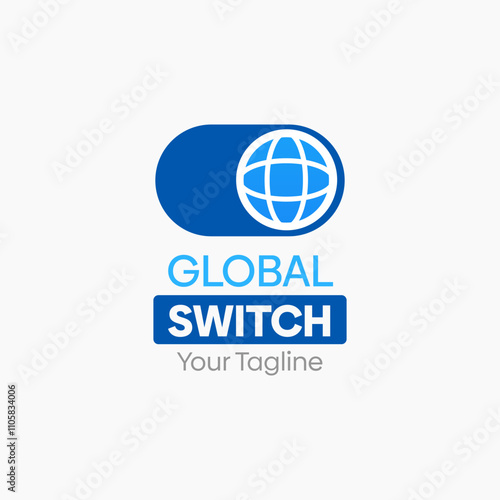 Global Switch Logo Design Template. Good for Business, Agency, Community and Organization. 