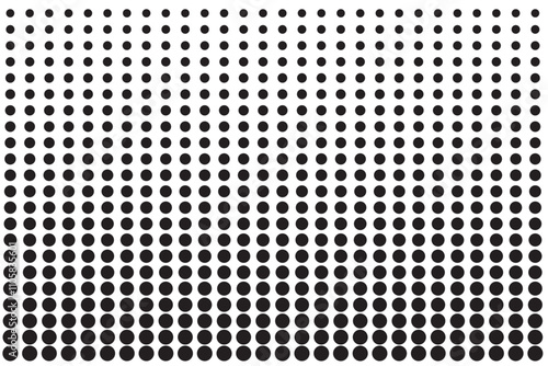 Abstract halftone dotted background. Black polka dot pattern vector. Halftone texture with dots print. Black and White victor illustration
