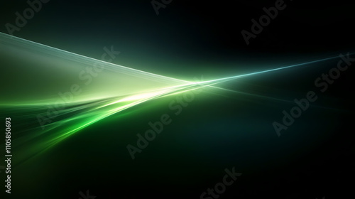 Neon green contrasts vividly against a black wallpaper backdrop.