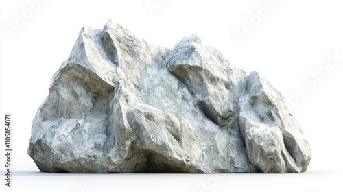 stone, rock  isolated on white