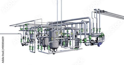 Conceptual visualization of drawing style of utilities at BIM technology PNG transparent background	