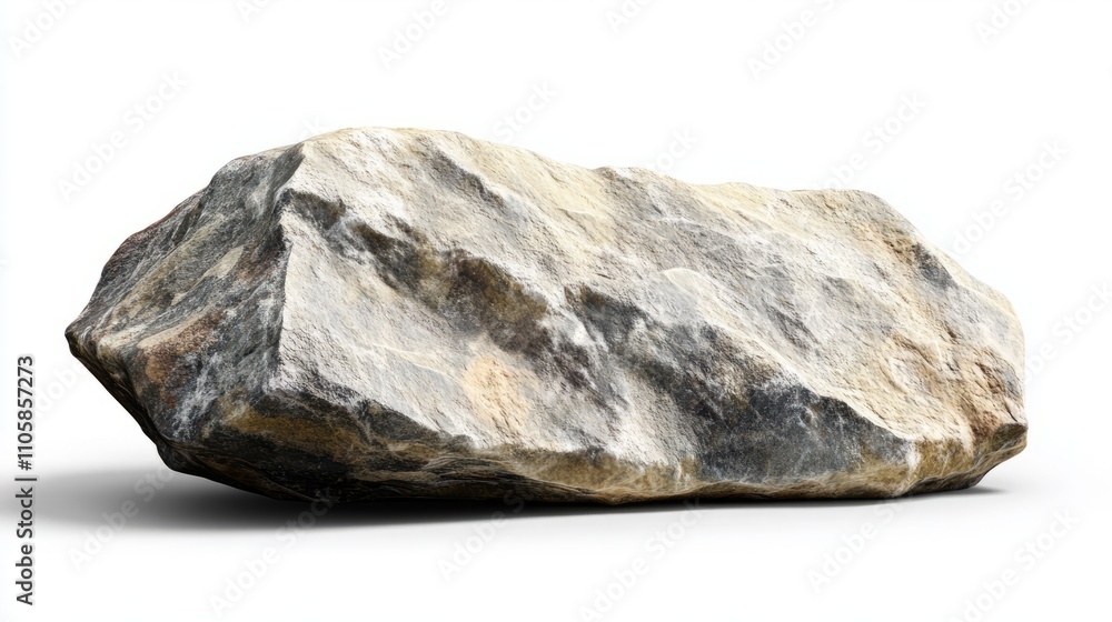 Obraz premium stone, rock isolated on white