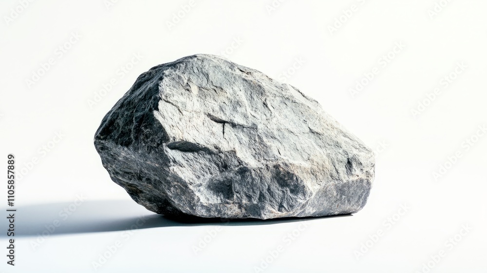 Fototapeta premium stone, rock isolated on white