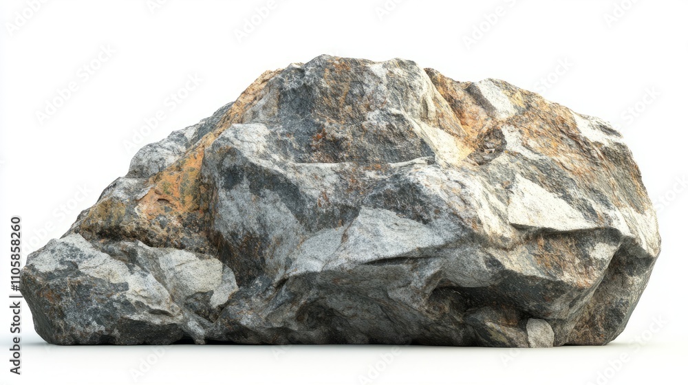 Obraz premium stone, rock isolated on white
