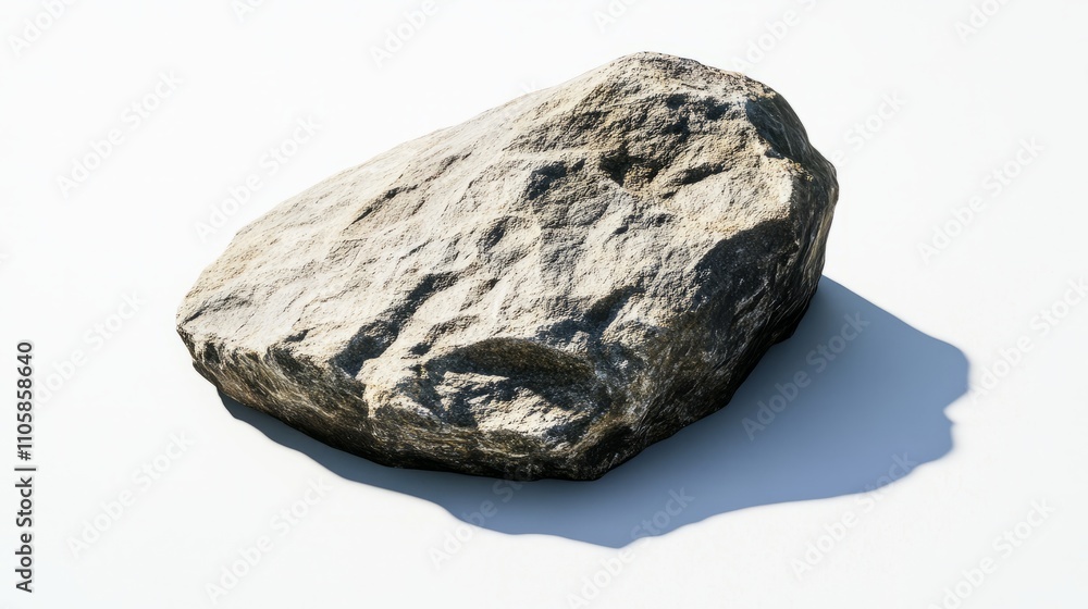 Obraz premium stone, rock isolated on white