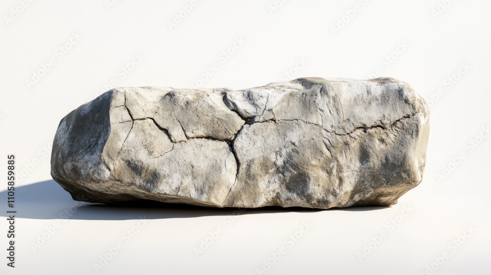 stone, rock  isolated on white