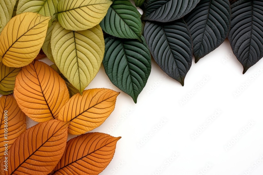 Obraz premium a photostock of a Abstract AI generated illustration of change of season