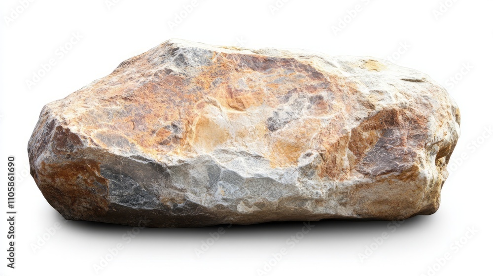 Obraz premium stone, rock isolated on white