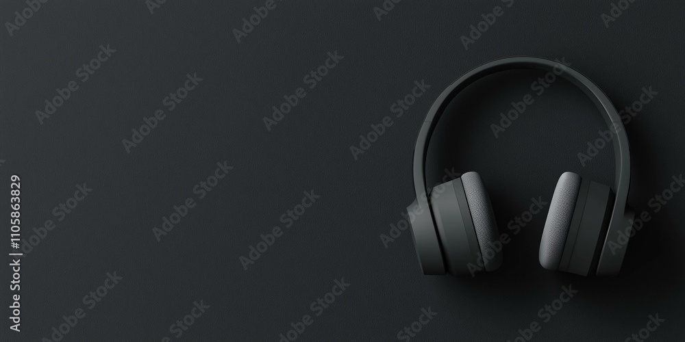 Harmony redefined with voice, audio and accent. A sleek pair of dark headphones rests on a smooth black surface, showcasing modern design and minimalism. Harmony redefined with voice, audio and accent. A sleek pair of dark headphones rests on a smooth black surface, showcasing modern design and minimalism.