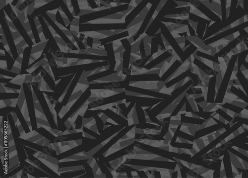 Abstract background with seamless rough and raw stripes pattern
