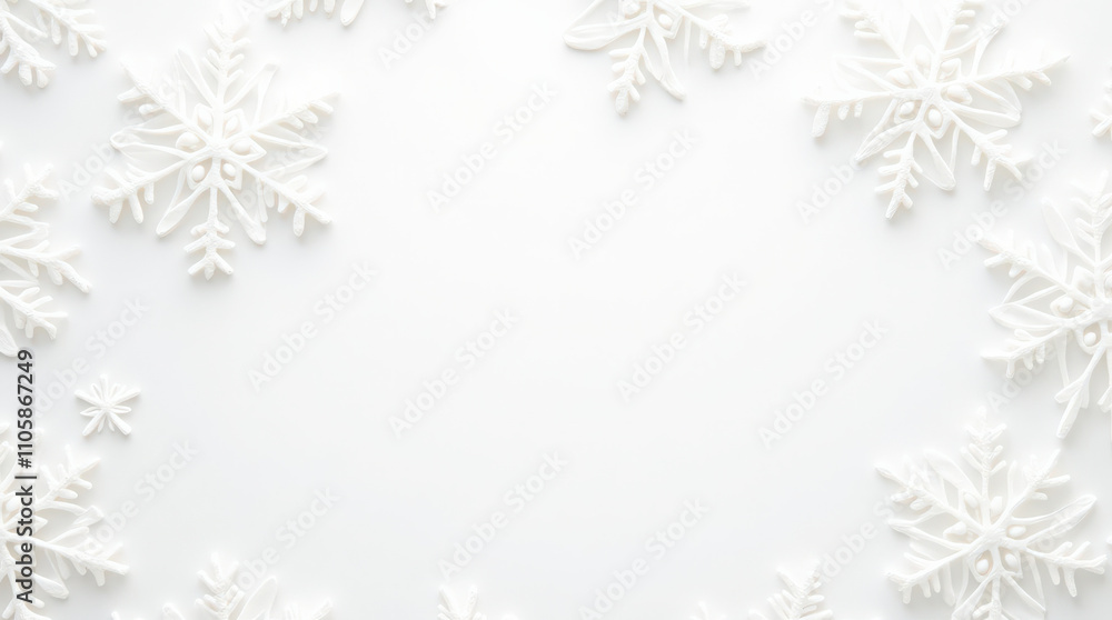 Elegant Snowflake Background for Winter and Christmas Designs – High-Quality Festive Holiday Theme Elegant Snowflake Background for Winter and Christmas Designs – High-Quality Festive Holiday Theme