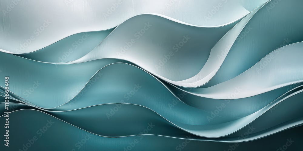 Elegant waves in various shades of turquoise flow across a smooth surface, creating a calming and contemporary atmosphere. The interplay of light and shadow enhances the visual depth. Elegant waves in various shades of turquoise flow across a smooth surface, creating a calming and contemporary atmosphere. The interplay of light and shadow enhances the visual depth.