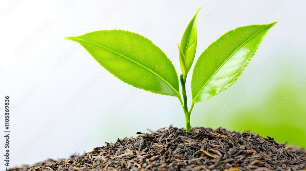 a photostock of a Green flying leaves isolated on white background with place foe text a photostock of a Green flying leaves isolated on white background with place foe text