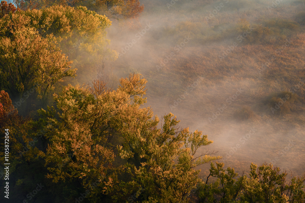 autumnal foggy morning sunrises over the Adda river, Lecco, Italy
autumnal foggy morning sunrises over the Adda river, Lecco, Italy