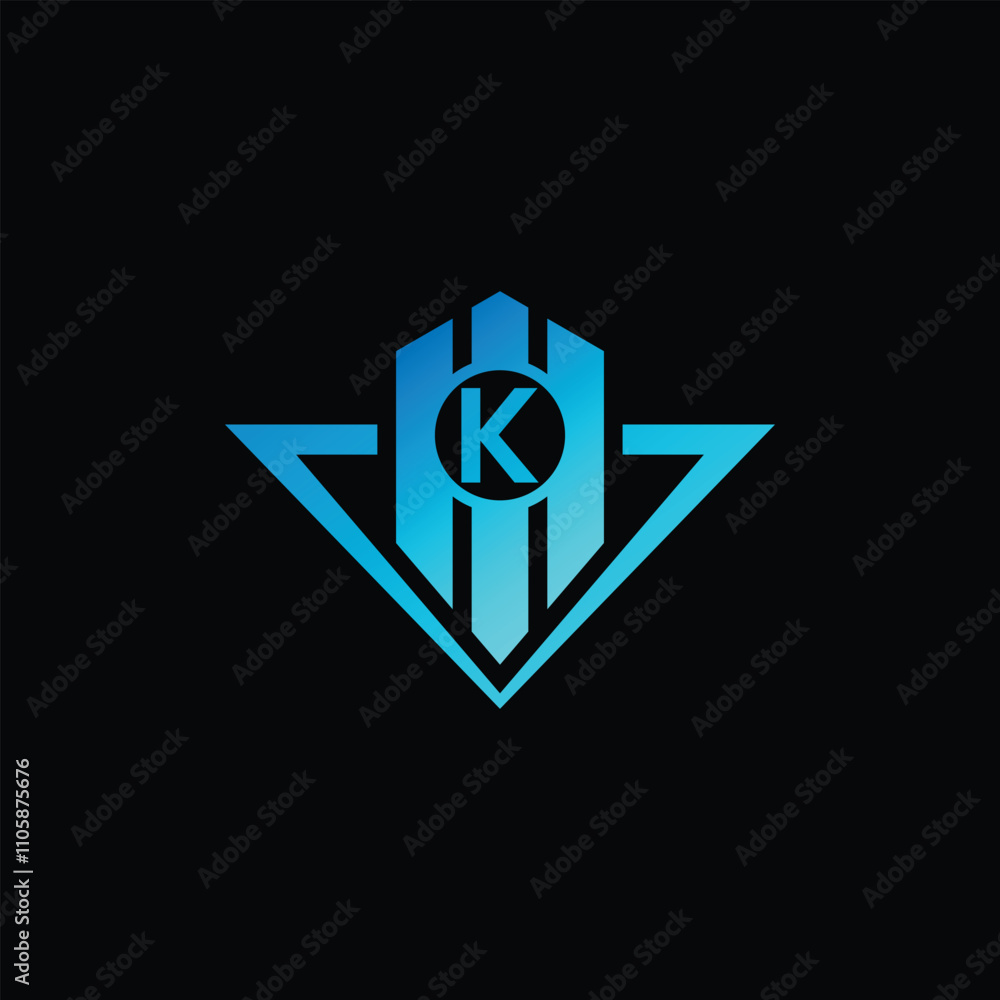 K Financial logo design template K Financial logo design template