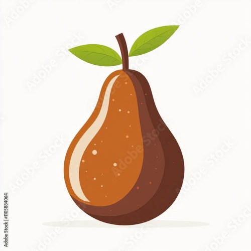 Vibrant Pear Illustration