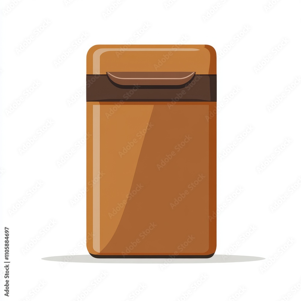 Stylish Brown Storage Container Design Stylish Brown Storage Container Design