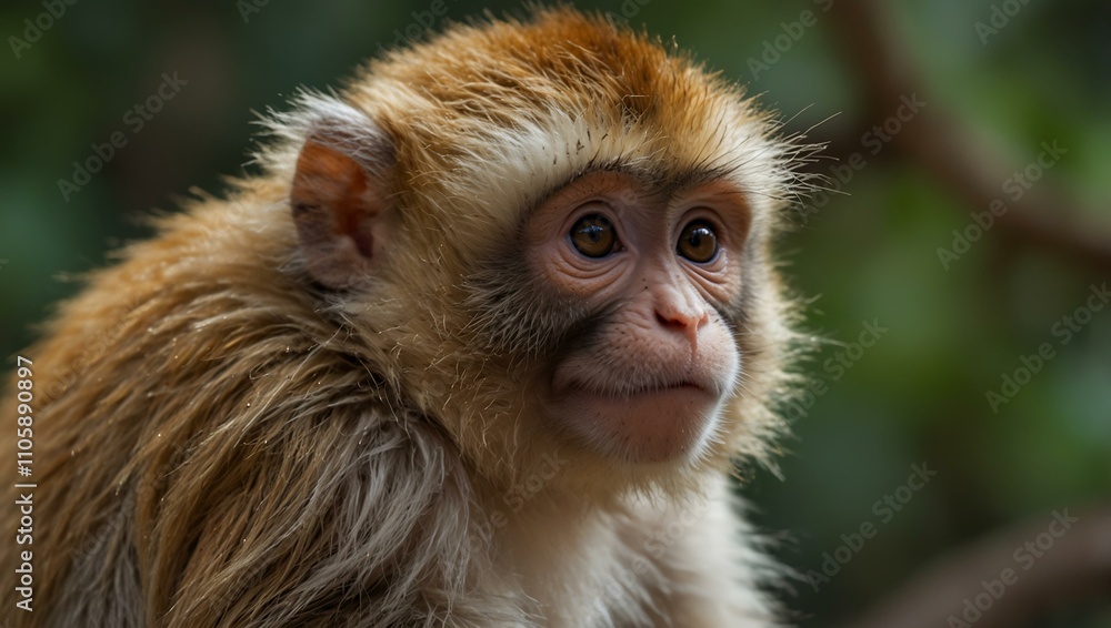 Fototapeta premium Cute monkey.