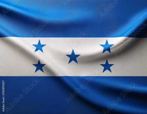 Obraz na płótnie Close up with Honduras flag w salonie