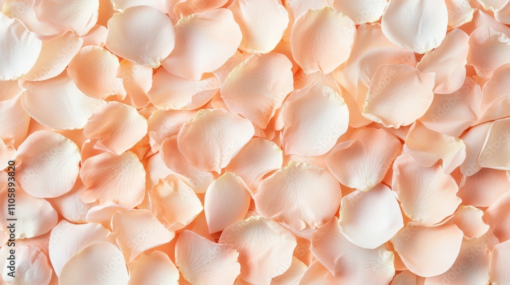 Soft pink rose petals scattered on a surface. Soft pink rose petals scattered on a surface.