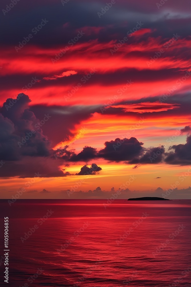 Sunset skyscape nature composition. Natural background Sunset skyscape nature composition. Natural background