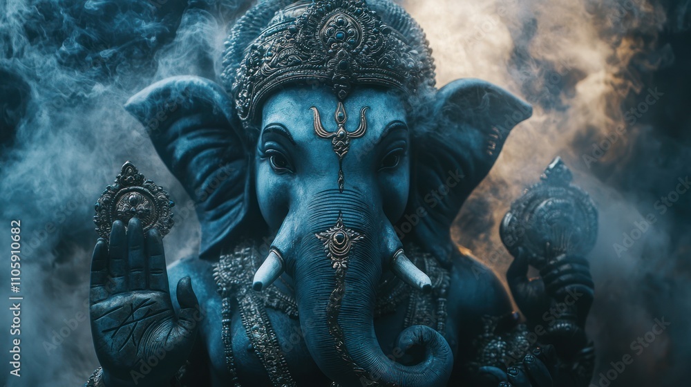 Beautiful Lord Ganesha, AI Beautiful Lord Ganesha, AI