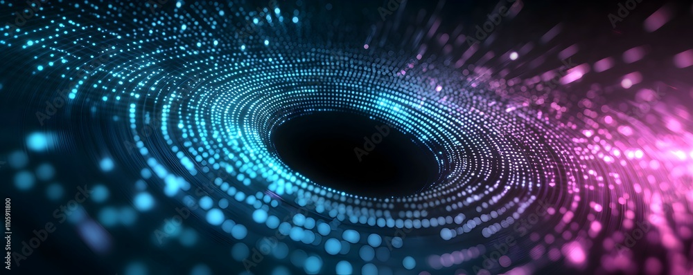 Mesmerizing Black Hole in Neon Digital Patterns - Intricate and Luminescent Cyber Space Background with Depth and Mystery Mesmerizing Black Hole in Neon Digital Patterns - Intricate and Luminescent Cyber Space Background with Depth and Mystery