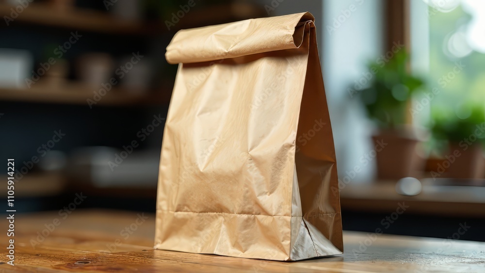 Paper Bag 1 - Realistic, Detailed, High Resolution, Minimalist Design, Studio Lighting, Close-up Paper Bag 1 - Realistic, Detailed, High Resolution, Minimalist Design, Studio Lighting, Close-up
