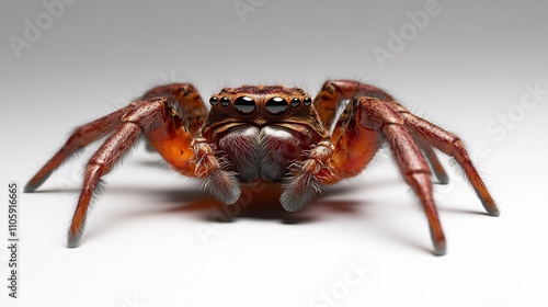 Macro Photography of a Huntsman Spider