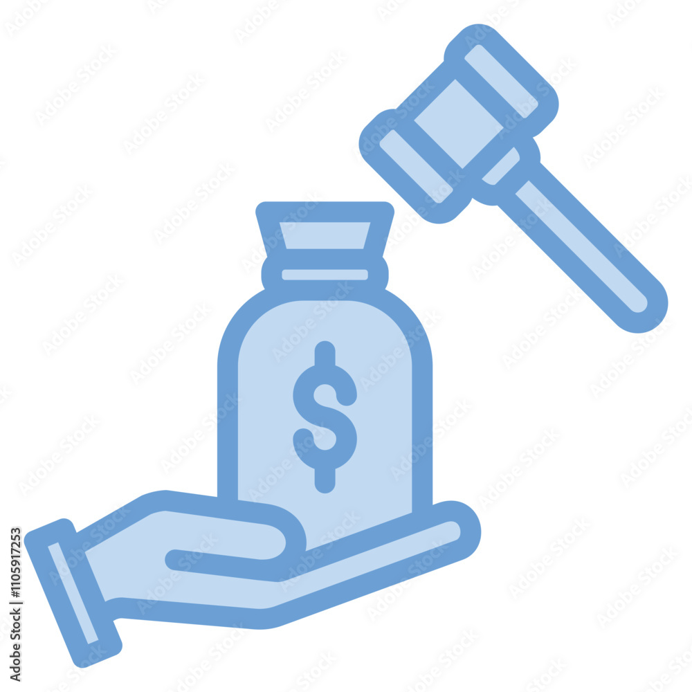 recession icon blue line and blue fill depiction of economic recession recession icon blue line and blue fill depiction of economic recession