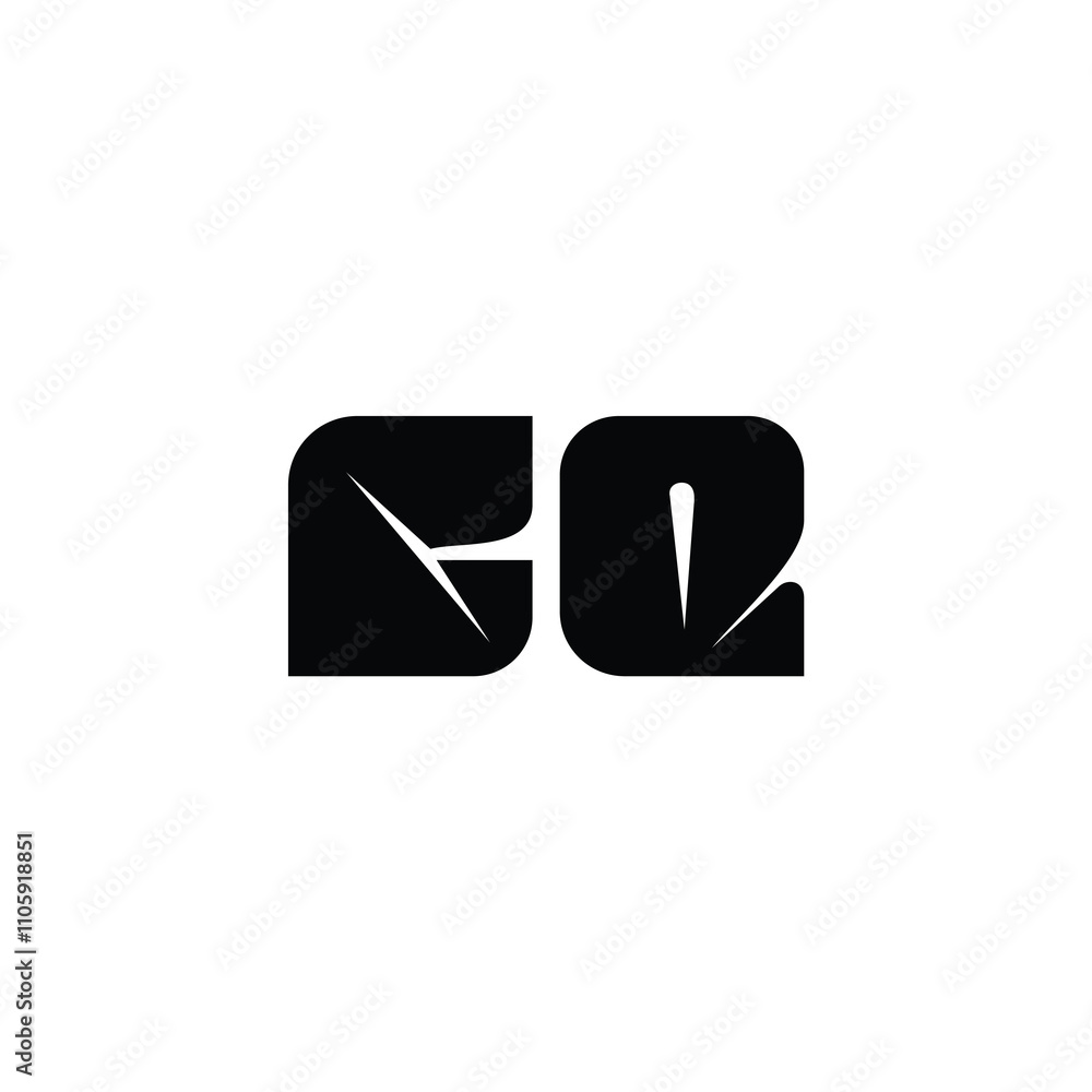 GQ monogram logo design letter text name symbol monochrome logotype alphabet character simple logo GQ monogram logo design letter text name symbol monochrome logotype alphabet character simple logo